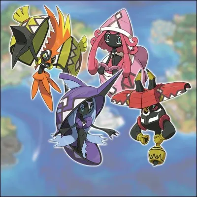 Quel type est commun aux 4 gardiens d'Alola ?