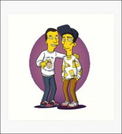 Oh, des personnages version Simpson ! Voici...