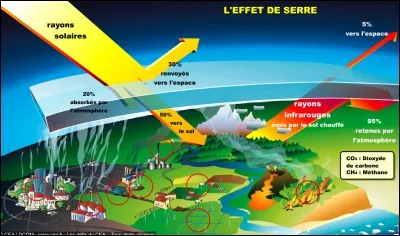 A ton avis, les scientifiques utilisent le terme &laquo; effet de serre &raquo; pour d&eacute;crire (une seule bonne r&eacute;ponse) :