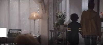 Dans le cadre, il y a une photo de....