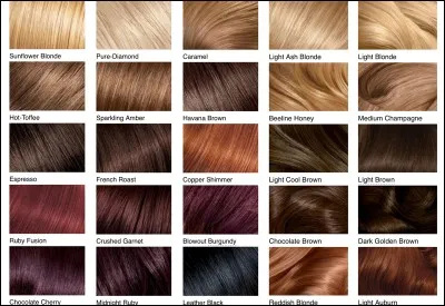 De quelle couleur sont tes cheveux ?
