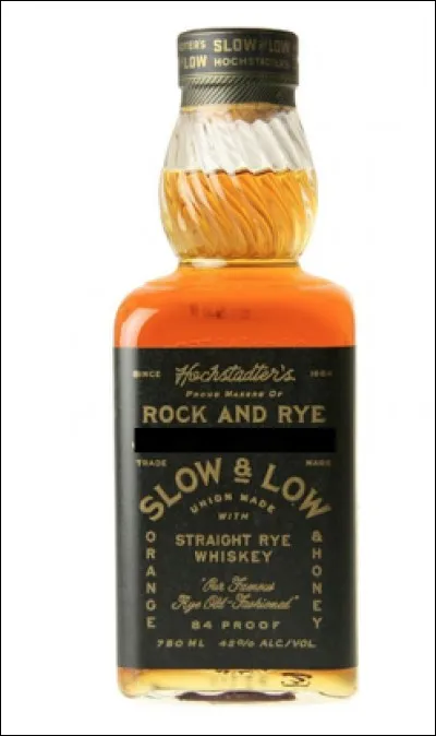 Quel est le pays d'origine du Rock and Rye ?