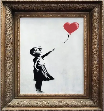 Quel le nom de cette toile de Banksy ?