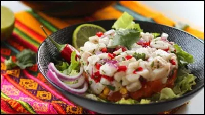 Quel est le pays d'origine du ceviche ?