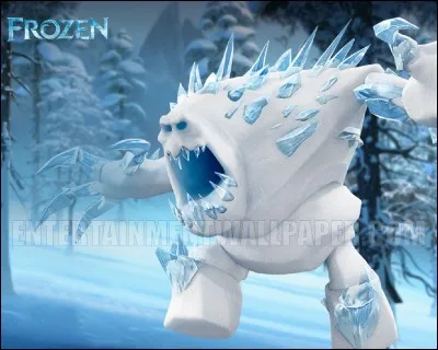 Quel nom a donné Olaf au monstre de glace ?