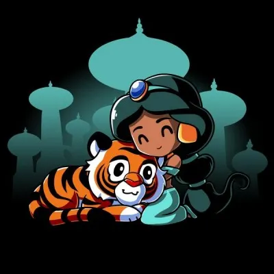 Comment s'appelle le tigre de Jasmine ?