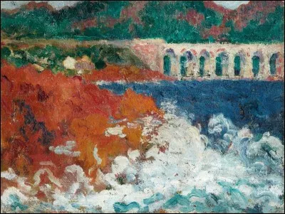 Qui a peint "Le Viaduc d'Antheor" ?