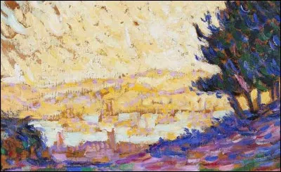 À qui appartient "Saint-Tropez, soleil couchant" ?