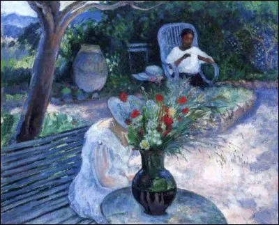 Qui a réalisé la toile"Le Jardin au Pradet" ?