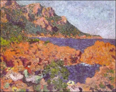 Qui a peint "Quatre femmes sur une falaise à Antheor" ?