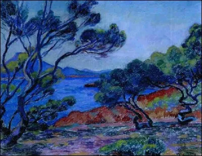 À qui doit-on le tableau intitulé "Agay, près de Saint-Raphaël" ?