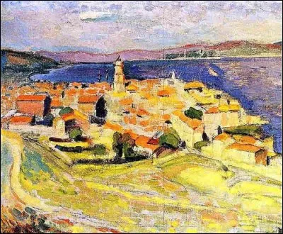 Qui a peint "Vue sur Saint-Tropez" ?