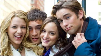 Nate, Chuck, Blair et Serena sont tous les quatre...