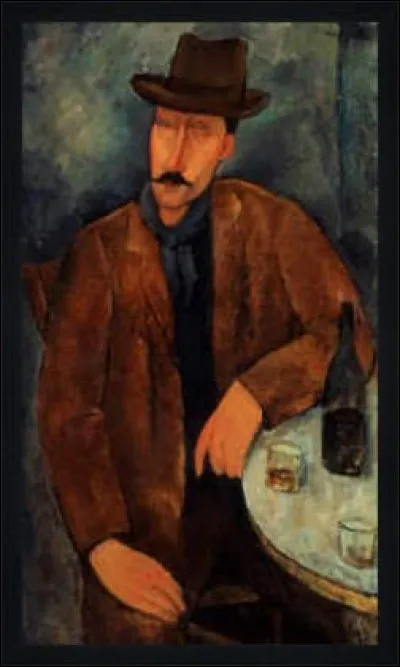 Qui a représenté "L'Homme au verre de vin" ?