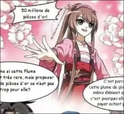 Bei Yue a vendu la plume de l'oiseau de glace &agrave; Xiao Yun ...