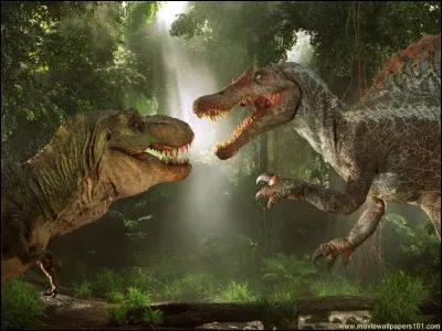 Si un T-Rex et un spinosaure se combattaient, d'après toi lequel gagnerait ?