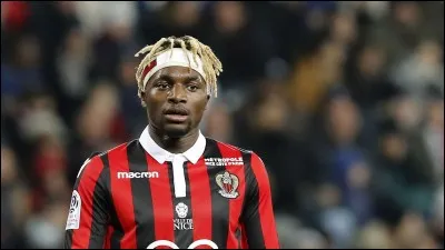 Allan Saint Maximim porte le numéro ...