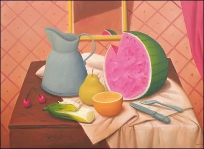 Qui est le peintre de "Nature morte et pastèque" ?