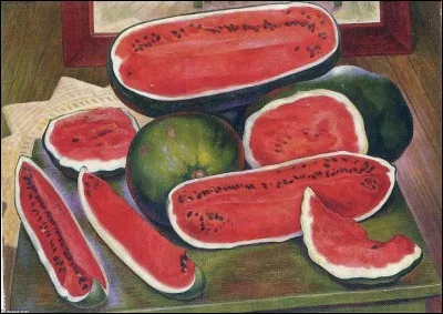 Qui est le peintre du tableau "Les Pastèques" ?