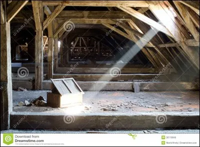 Allons tout en haut de la maison dans :