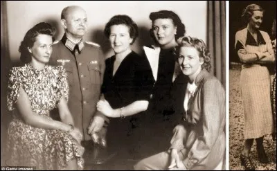 Même parmi la famille de ses proches, Hitler avait des opposantes, cest le cas de cette personne ! On peut dire, « et pour cause » ! Elle a été la maîtresse d'un médecin juif qui réussira à sauver « sa peau » ! Un membre de sa famille la préviendra qu'elle risque de se retrouver dans un camp de concentration !
Qui est-elle ?