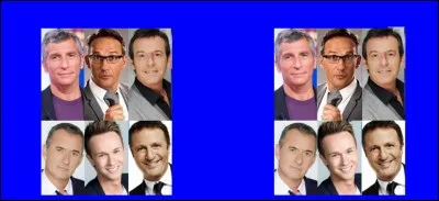 Parmi ces animateurs, un seul a été inversé ?