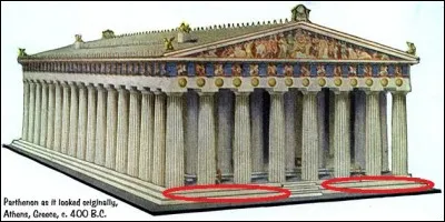 Comment se nomme la base du temple ?