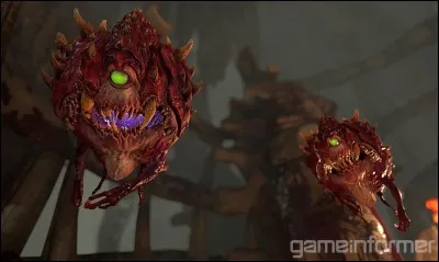 Dans quelle série de jeux vidéo retrouve-t-on ces monstres nommés "Cacodémon" ?