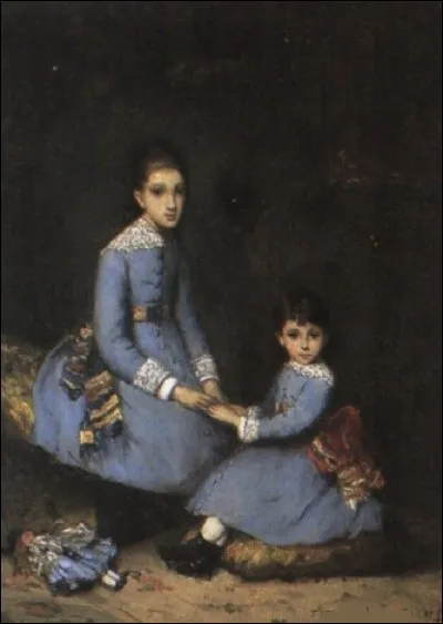 Qui a peint "Les deux Fillettes en bleu" ?