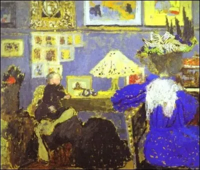 Qui a représenté "La Dame en bleu" ?