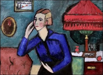 Qui a peint le tableau intitulé "Le Chemisier bleu" ?