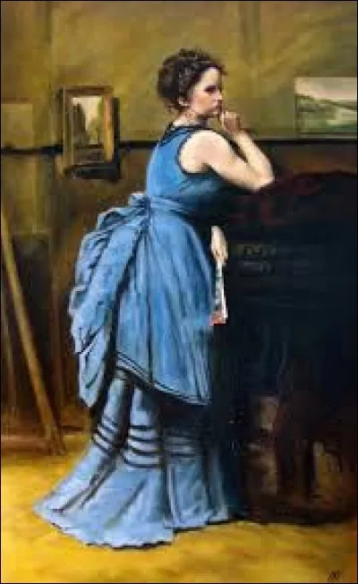 Qui a peint "La Dame en bleu" ?