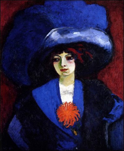 Qui a peint "Femme au chapeau bleu" ?