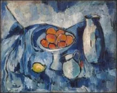 Qui a peint cette "Nature morte bleue" ?