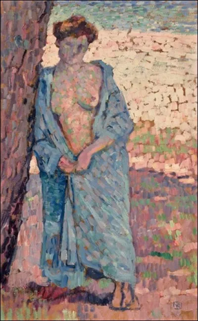 Qui a repr&eacute;sent&eacute; cette "Jeune Femme au peignoir bleu" ?
