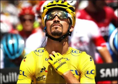 Avant Alaphilippe en 2019, qui est le dernier Français à avoir porter le maillot jaune.