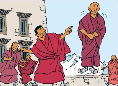 Quel est le nom ce ce moine tibétain (Tintin au Tibet) ?