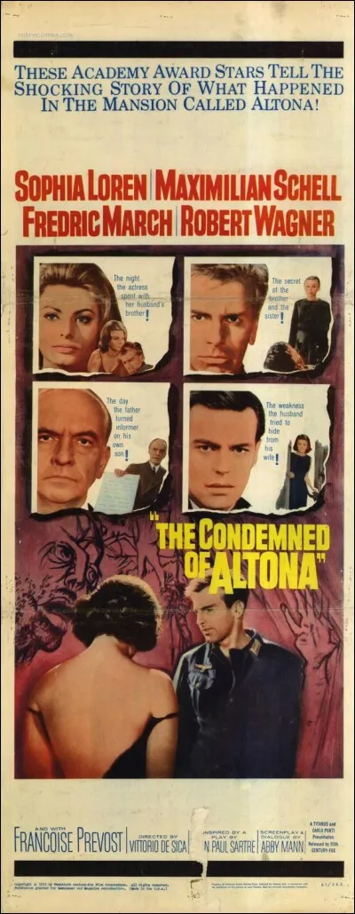 Quel dramaturge a écrit la pièce de théâtre "Les Séquestrés d'Altona" ?