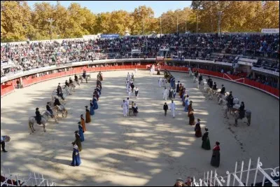 Comment s'appelle le défilé des hommes en blanc au début de la course ?