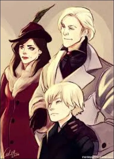 19 ans plus tard : Drago accompagne à la gare son fils...