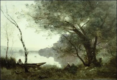 À qui doit-on le tableau "Le Batelier de Mortefontaine" présent ici ?