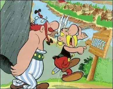 Dans un des albums d'Astrix, la serpe est en ...