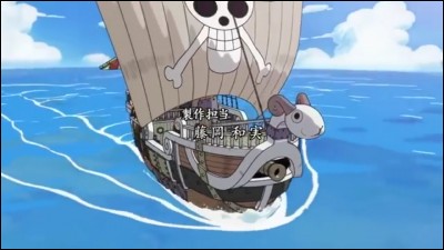 Comment s'appelle le premier bateau de Luffy ?