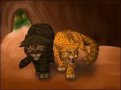 Comment s'appelle le clan formé par Étoile du Tigre et Étoile du Léopard dans "Une sombre prophétie" ?