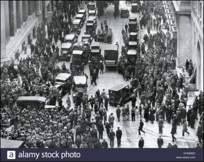 En quelle année le krach de Wall Street a-t-il eu lieu ?