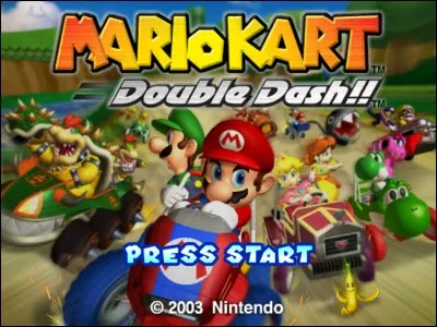 Quelle est la particularité de "Mario Kart double dash" ?