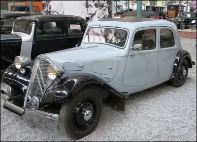 Quel est le type de cette traction de 1935 ?