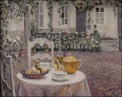 Qui est le peintre de "La Nappe rose" ?