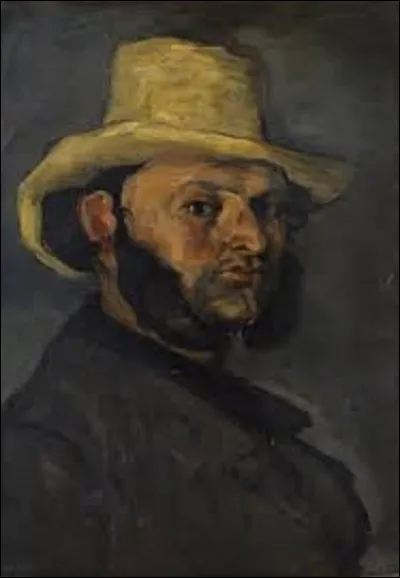 À quel impressionniste doit-on ce tableau peint entre 1870 et 1871 nommée ''L'Homme au chapeau de paille'' ?