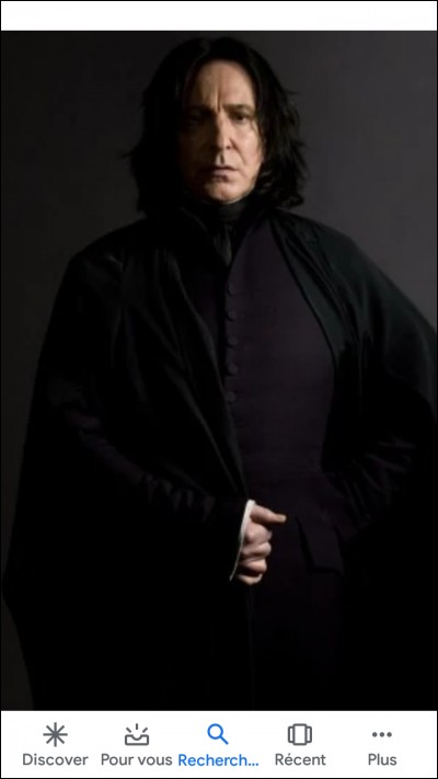Severus Rogue était amoureux de quelqu'un. Mais de qui ?